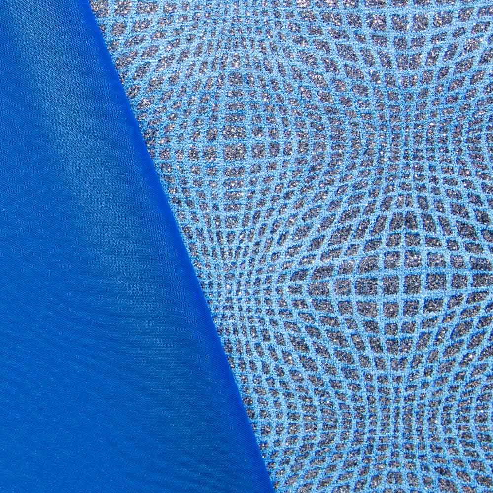 Velours Paillettes Bleu - Ribes y Casals