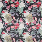 Toile Velours Résistante Tropicale Noir - Ribes y Casals