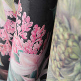 Toile Velours Résistante Tropicale Noir - Ribes y Casals