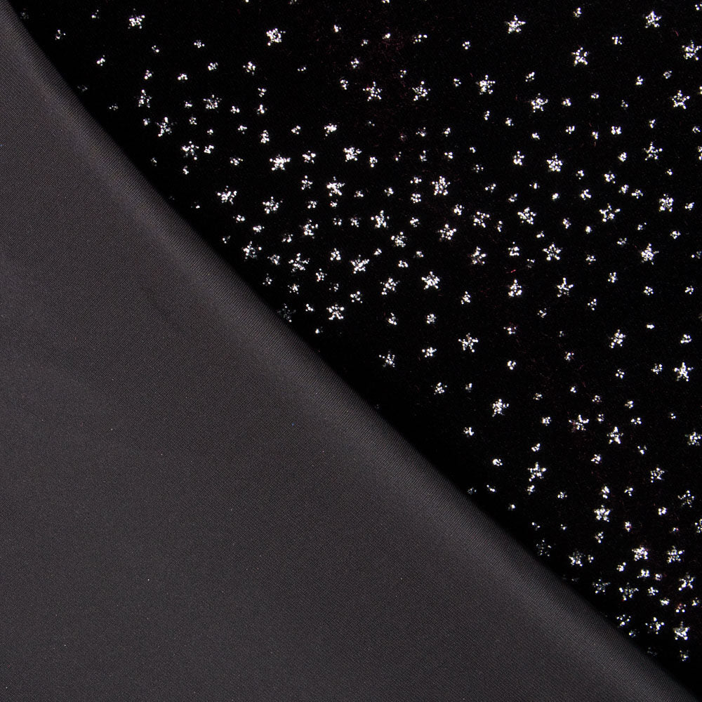Spandex Velvet Sparkle Noir - Ribes y Casals