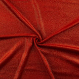 Velours stretch fantaisie rouge doré - Ribes y Casals