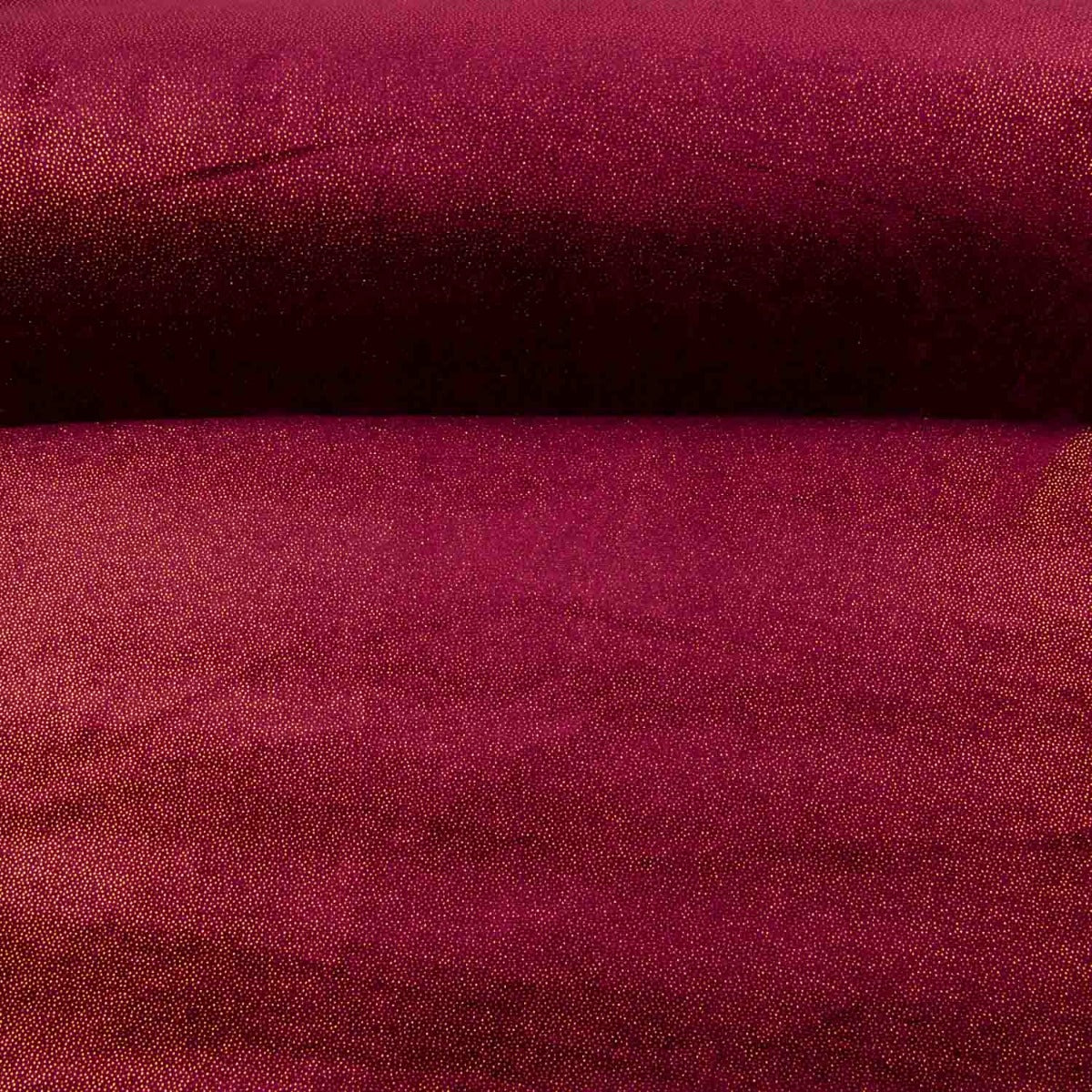 Velours stretch fantaisie bordeaux doré - Ribes y Casals