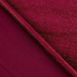 Velours stretch fantaisie bordeaux doré - Ribes y Casals