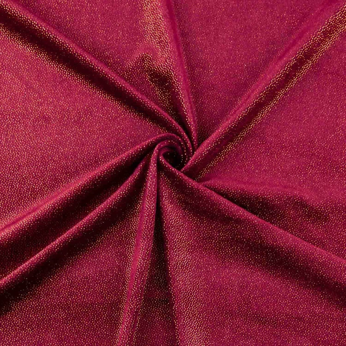 Velours stretch fantaisie bordeaux doré - Ribes y Casals