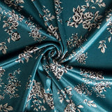 Velours Stretch Lycra Bouquet Canard - Ribes y Casals