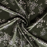 Velours Lycra Bouquet Kaki - Ribes y Casals