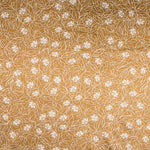 Velours Lycra Floral Bicolore Ocre - Ribes y Casals