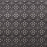 Velours Stretch Lycra Geo Negro - Ribes y Casals