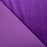 Velours Lycra Lisse Violet - Ribes y Casals
