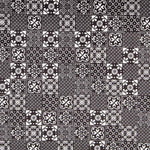 Velours Lycra Mosaïque Noir - Ribes y Casals