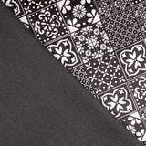 Velours Lycra Mosaïque Noir - Ribes y Casals