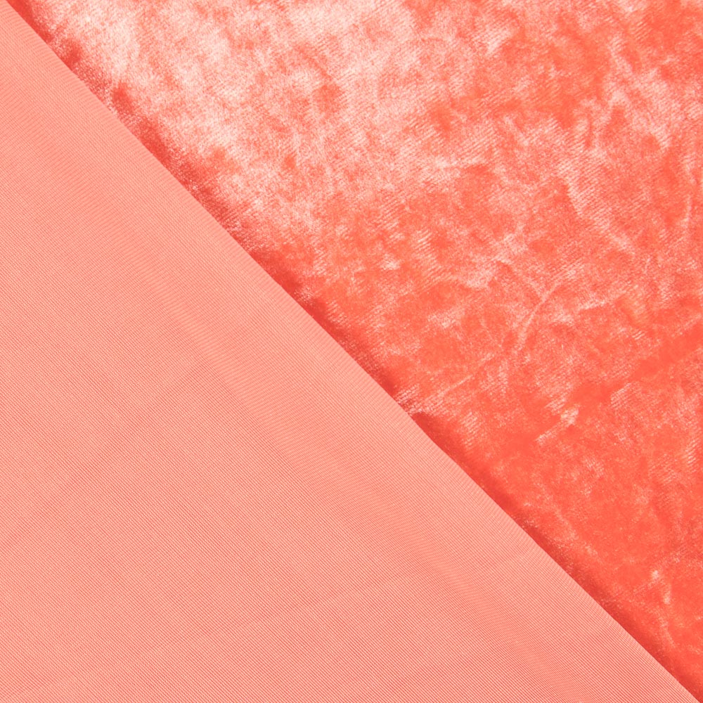 Velours Mode Orange Saumon - Ribes y Casals