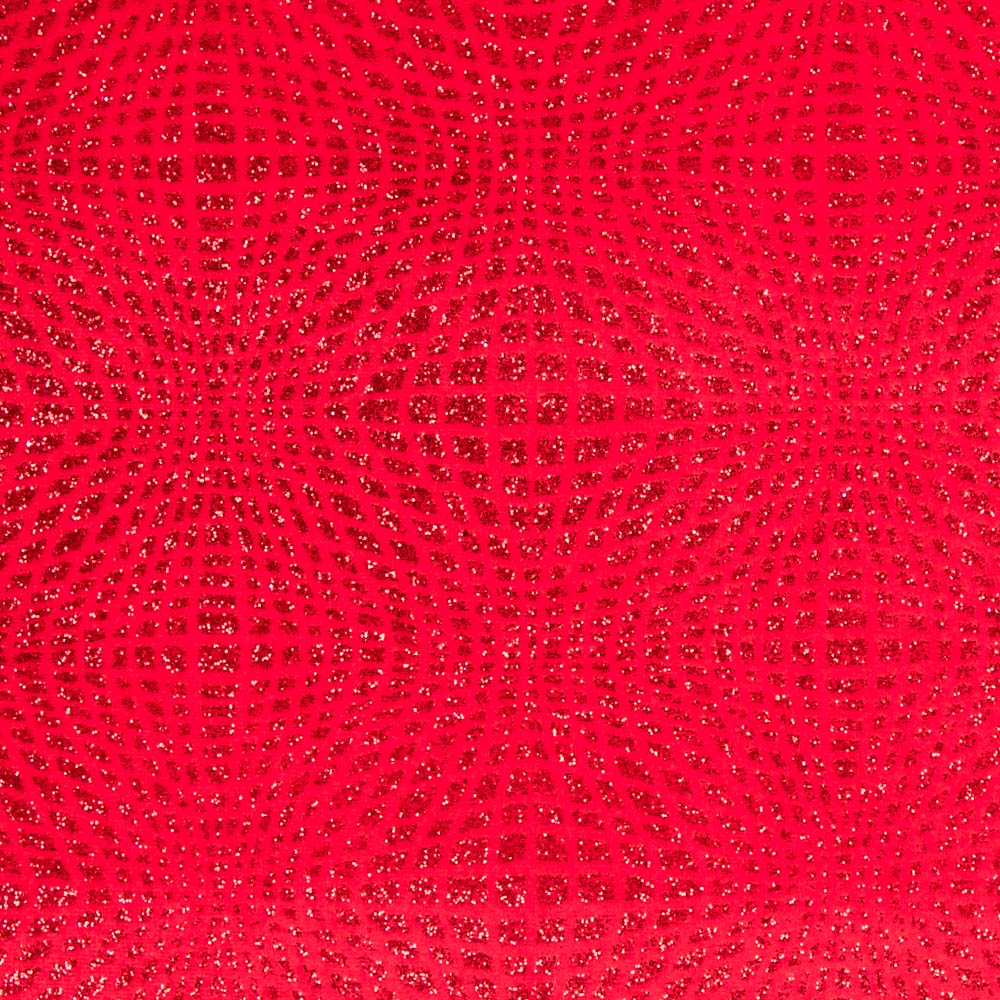 Velours Pailleté Rouge - Ribes y Casals
