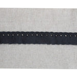 Bande Brodée Noire 25mm - Ribes y Casals