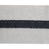 Bande Brodée Noire 25mm - Ribes y Casals