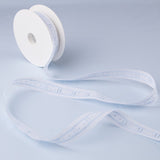 Bande Batiste Blanc Et Bleu 2,5cm - Ribes y Casals