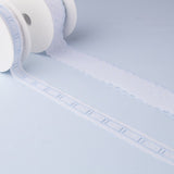 Bande Batiste Blanc Et Bleu 2,5cm - Ribes y Casals