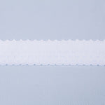 Bande Batiste Blanc Et Bleu 3cm - Ribes y Casals