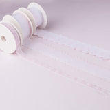 Bande De Piqué Blanc Rose 6,5cm - Ribes y Casals