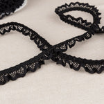 Dentelle Passementerie Nylon Noir 15mm - Ribes y Casals