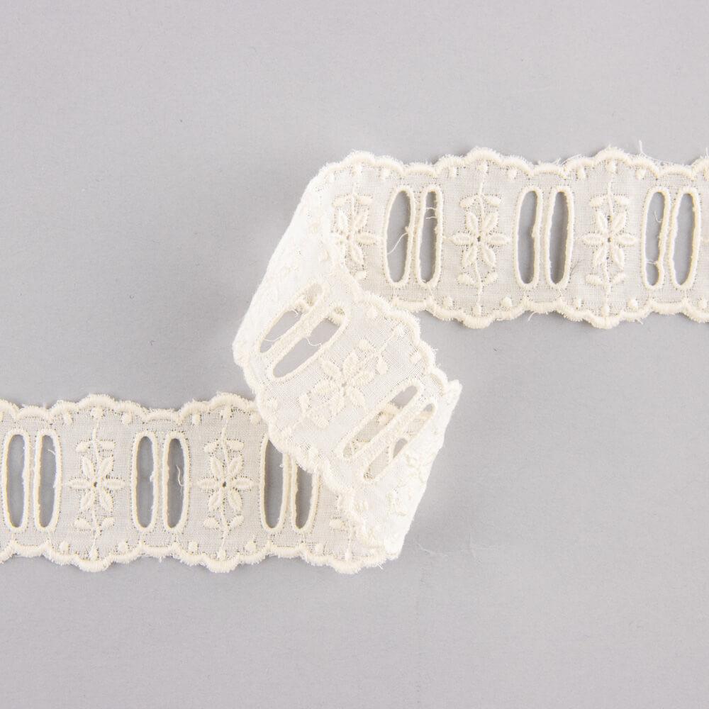 Bande De Batiste Beige 4cm - Ribes y Casals