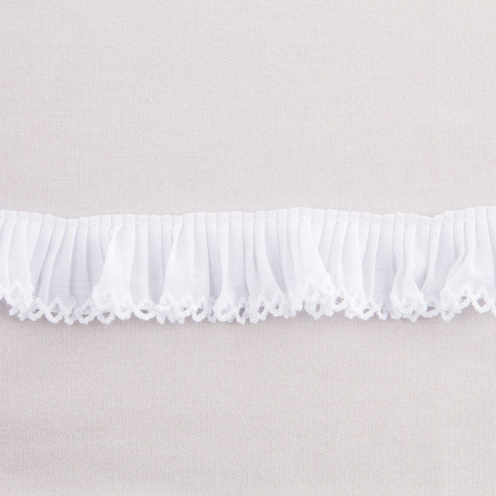 Ruban Plissé Piquillo 3cm Blanc - Ribes y Casals