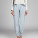 Tissu satin Lingerie Bleu Porcelaine - Ribes y Casals