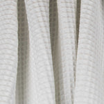 Tissu Piqué Relief Carreaux Blanc - Ribes y Casals