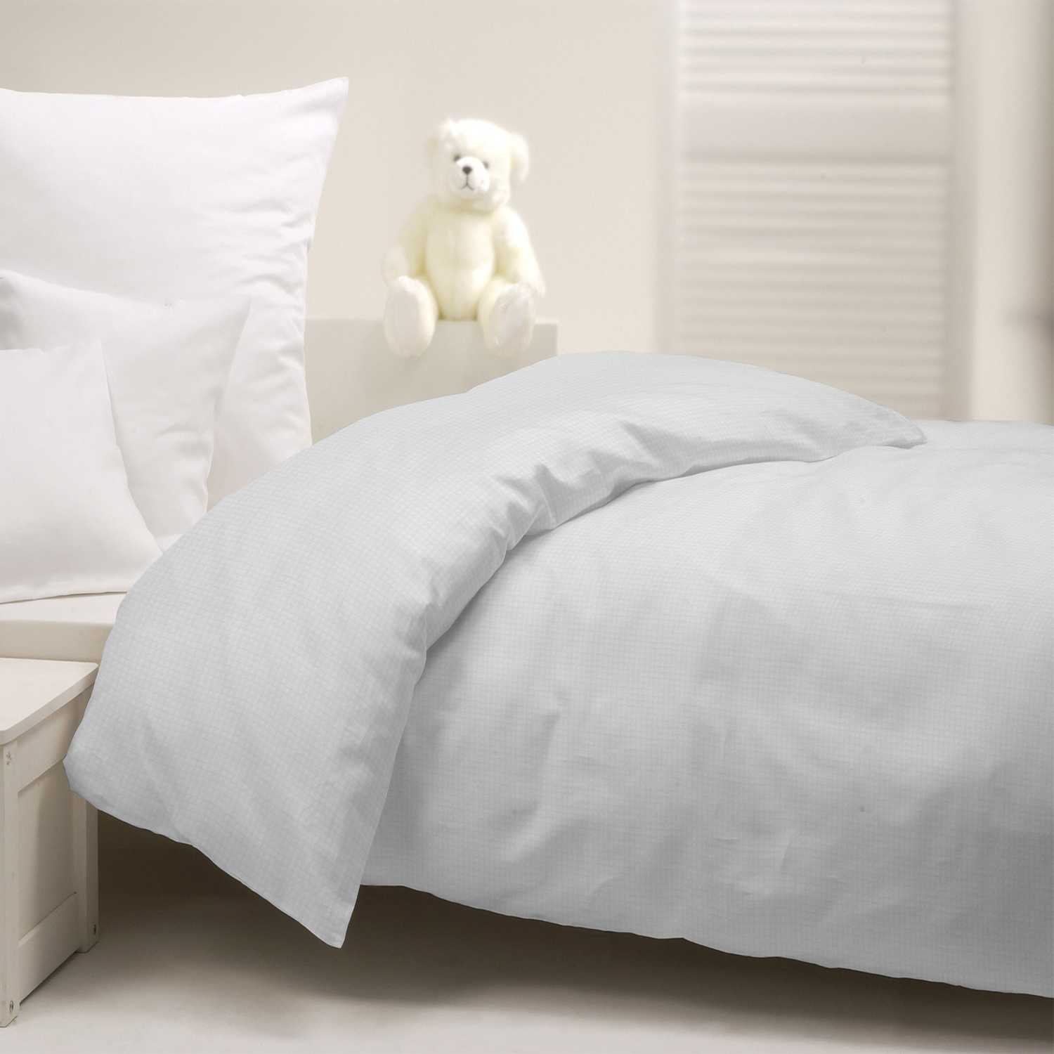 Tissu Piqué Relief Carreaux Blanc - Ribes y Casals