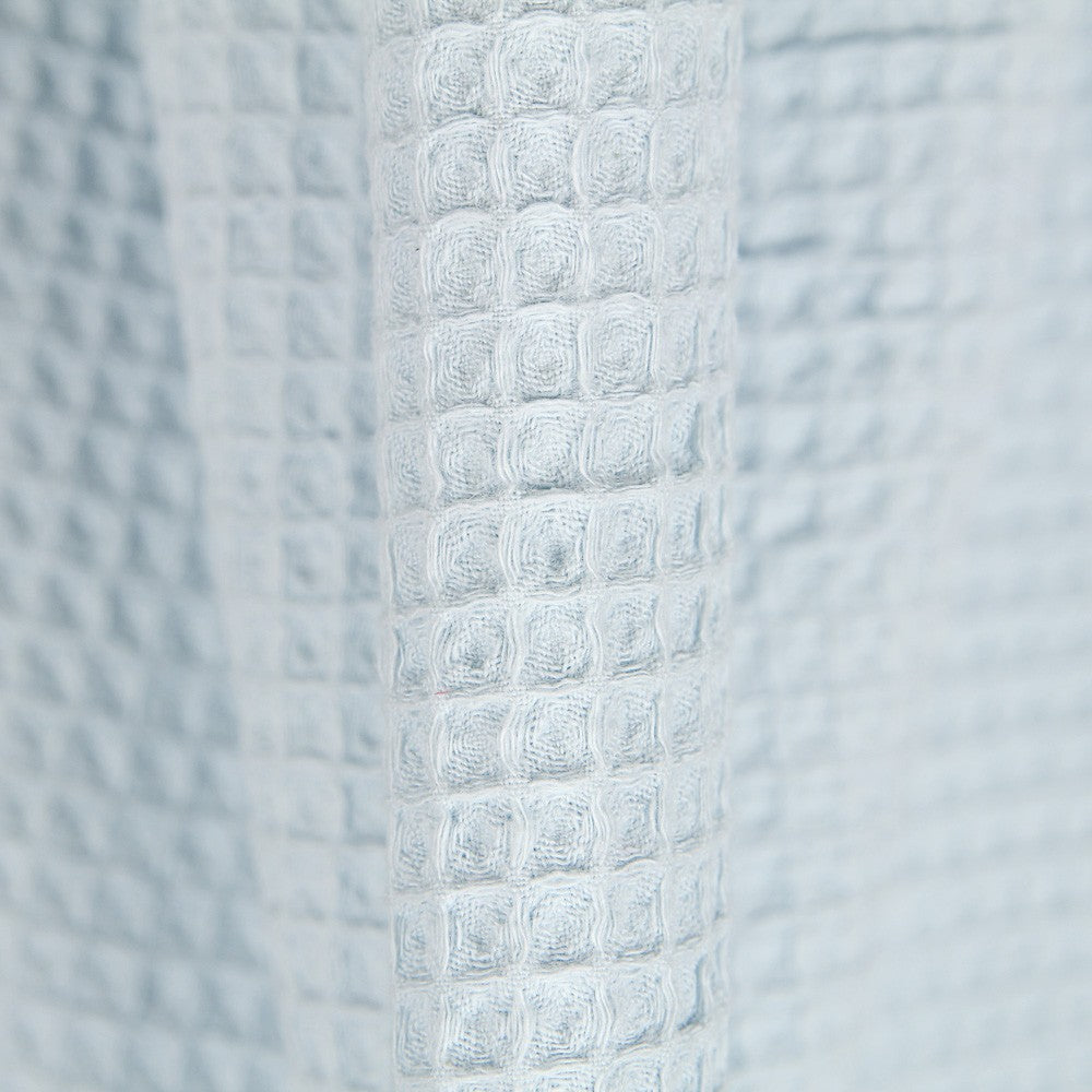 Tissu Éponge Piqué Carreaux Bleu - Ribes y Casals