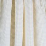 Tissu Piqué Relief Carreaux Écru - Ribes y Casals