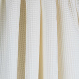 Tissu Piqué Relief Carreaux Écru - Ribes y Casals