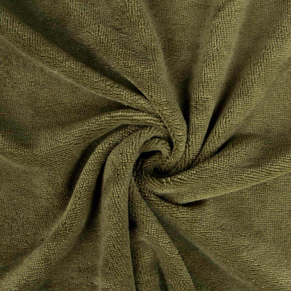 Tissu Éponge Bambou Vert - Ribes y Casals