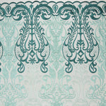 Tulle Brodé Dégradé Vert - Ribes y Casals