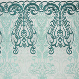 Tulle Brodé Dégradé Vert - Ribes y Casals