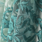 Tulle Brodé Dégradé Vert - Ribes y Casals