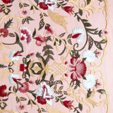 Tulle Brodé Floral Bordeaux - Ribes y Casals