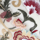 Tulle Brodé Floral Rose - Ribes y Casals