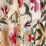 Tulle Brodé Floral Rose - Ribes y Casals