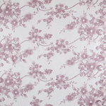 Tulle Brodé De Fleurs Malva - Ribes y Casals