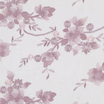 Tulle Brodé De Fleurs Malva - Ribes y Casals