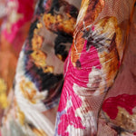 Tulle Brodé De Fleurs Multicolores - Ribes y Casals