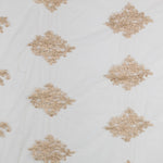 Tulle Rebrodé Beige - Ribes y Casals