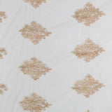 Tulle Rebrodé Beige - Ribes y Casals
