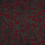 Tulle Élastique Fleurs Rouges - Ribes y Casals