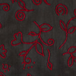 Tulle Élastique Fleurs Rouges - Ribes y Casals