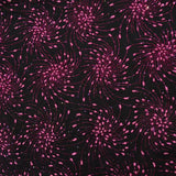 Tulle Fantaisie Glitter Noir Rose - Ribes y Casals