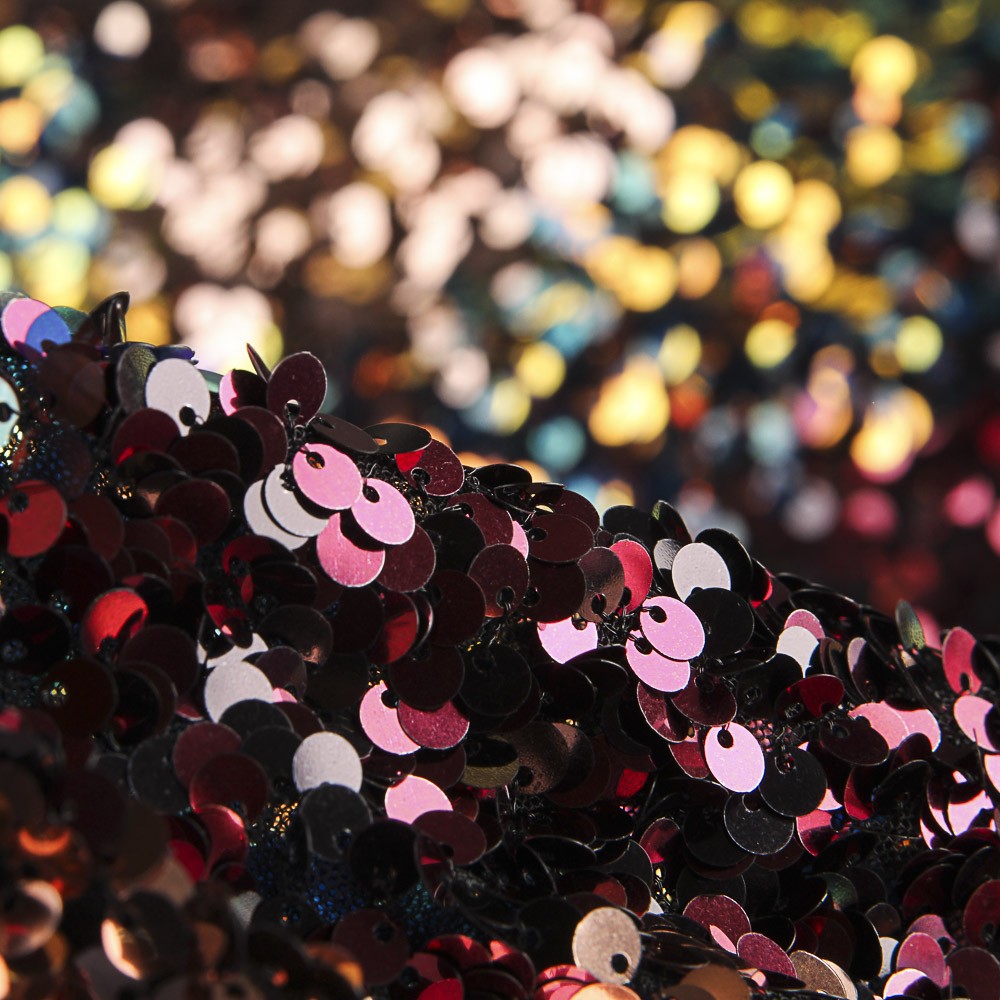 Tulle Sequin Chevron Multicolore - Ribes y Casals