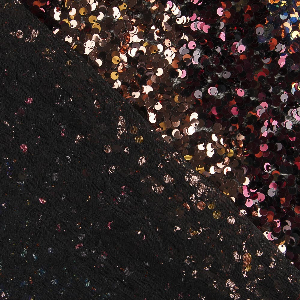 Tulle Sequin Chevron Multicolore - Ribes y Casals