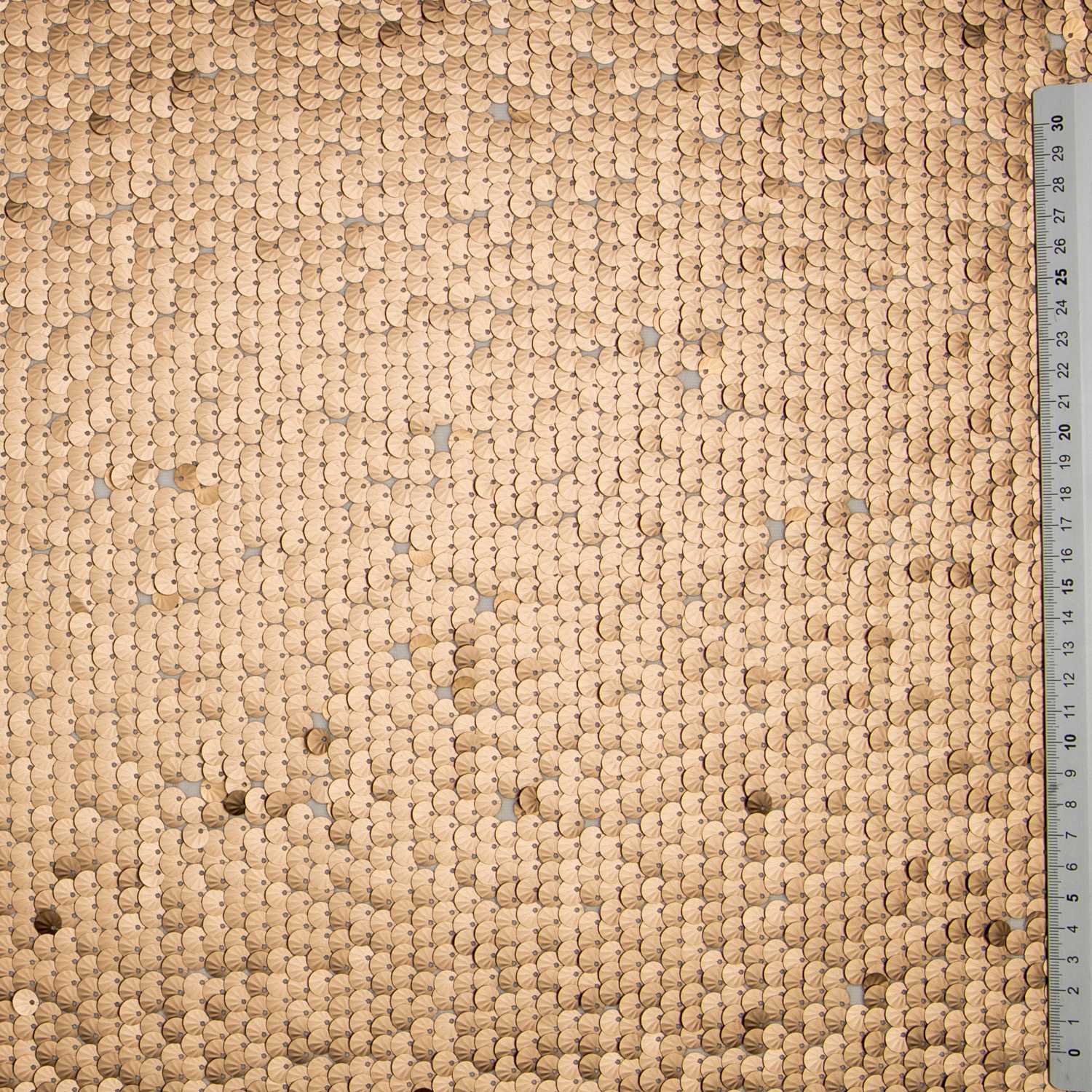 Tulle Paillettes Coquilles Dorée Or - Ribes y Casals